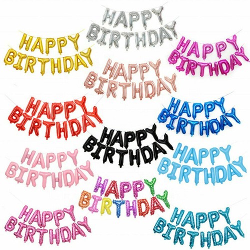 Large happy birthday balloons - birthday,
