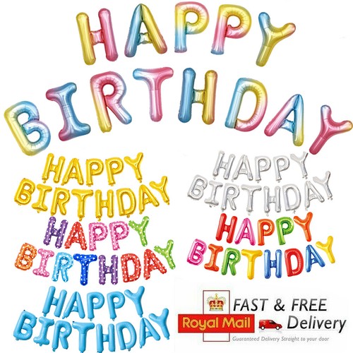 Happy birthday balloons banner - birthday,