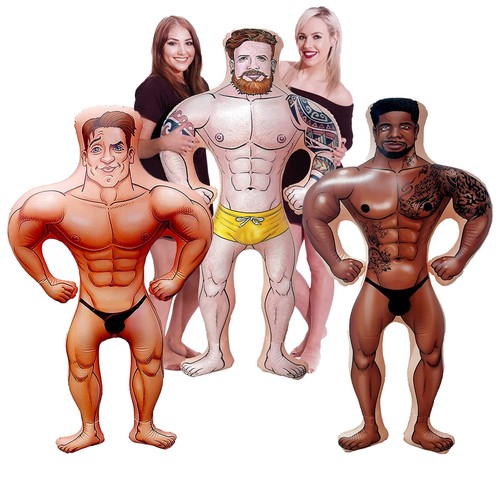 Inflatable man blow doll - man,