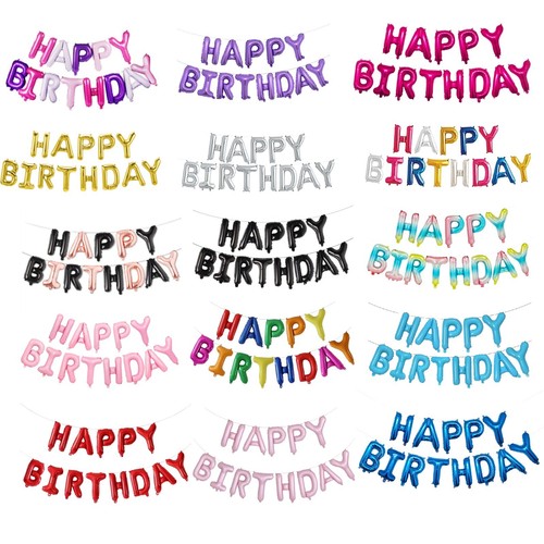 Large happy birthday - happy, self