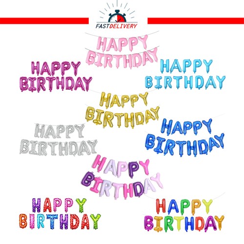 Large happy birthday balloons - large,
