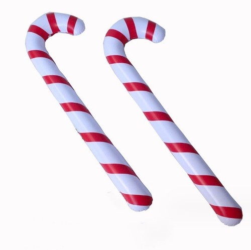 Large inflatable candy canes - large,